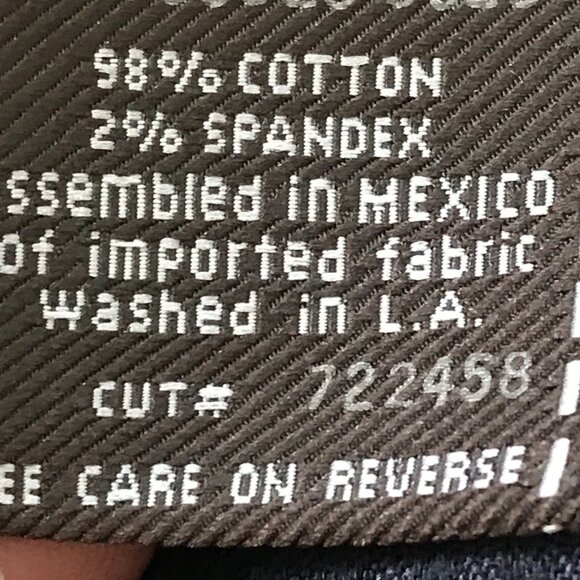 7 for All Mankind Flynt Flare Bootcut Jeans Women 14 Blue Low Rise Embroidered - Picture 15 of 16